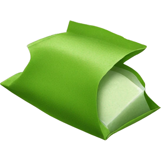 Green tea bags emoji