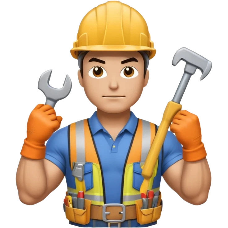 Batman as a construction worker  emoji