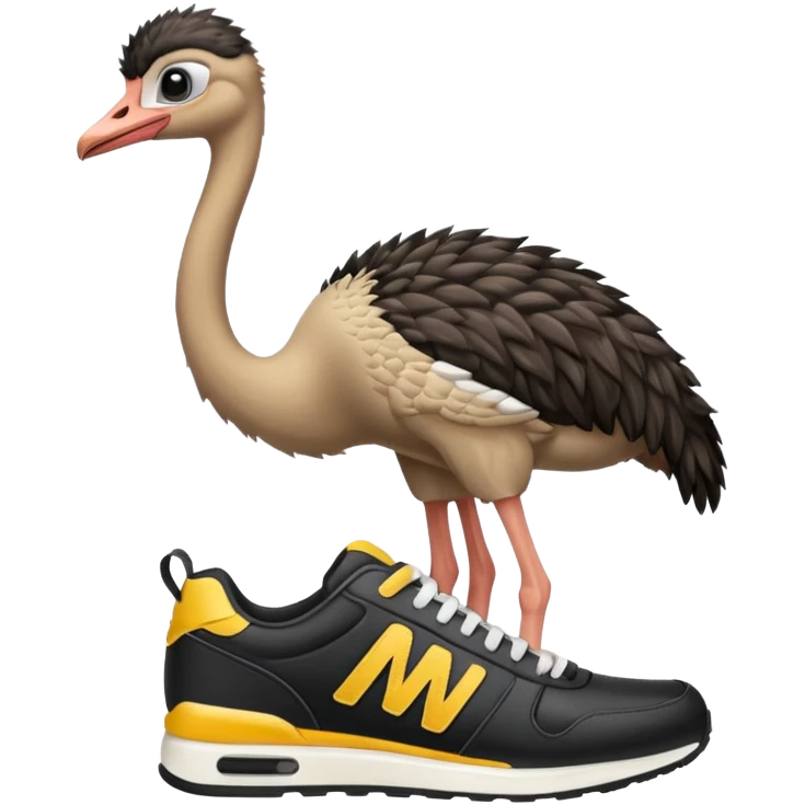 emojis.com ostrich-in-sneakers emoji