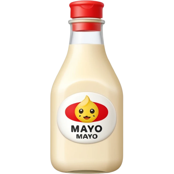 a bottle of japanese mayo emoji