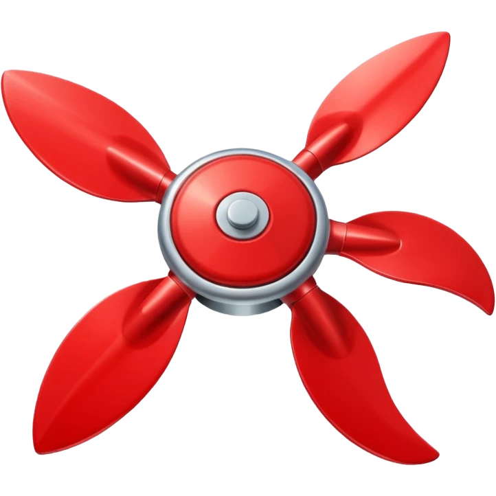 Red propeller emoji