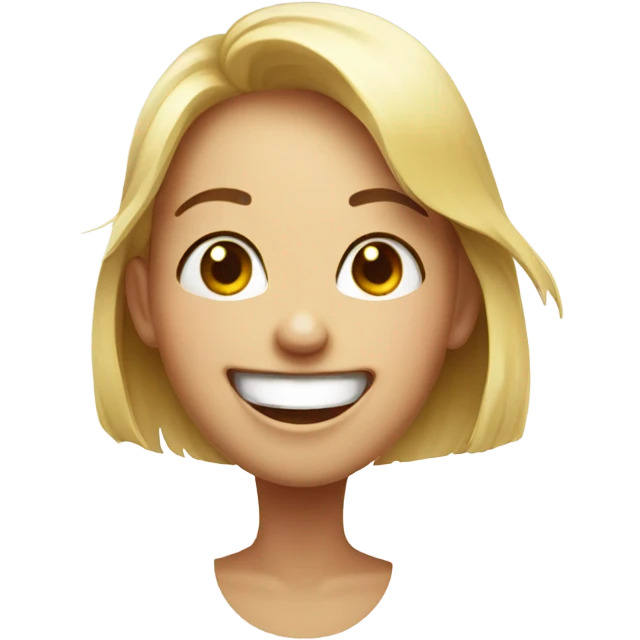 Laugh girl emoji
