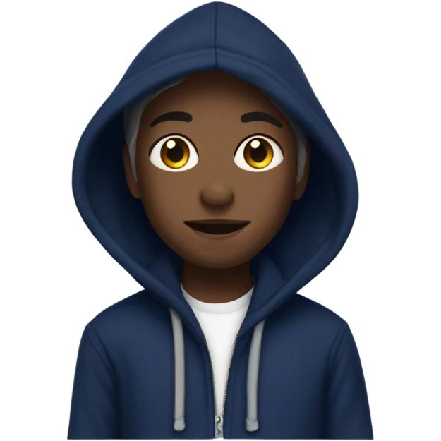 generate me a navy blue hoodie which says GAP on it  emoji