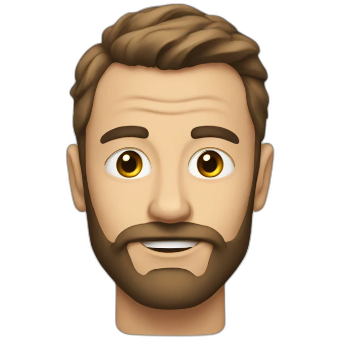 Gigachad qui boit du thé emoji