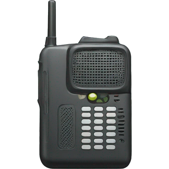 80's Walkie talkie emoji