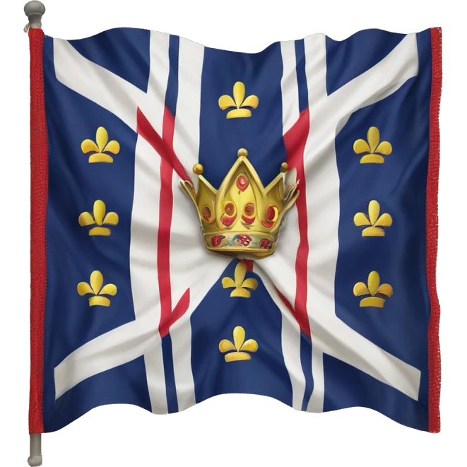 Drapeau du royaume de France emoji