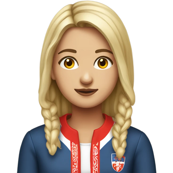 Serbian girl ortadox emoji