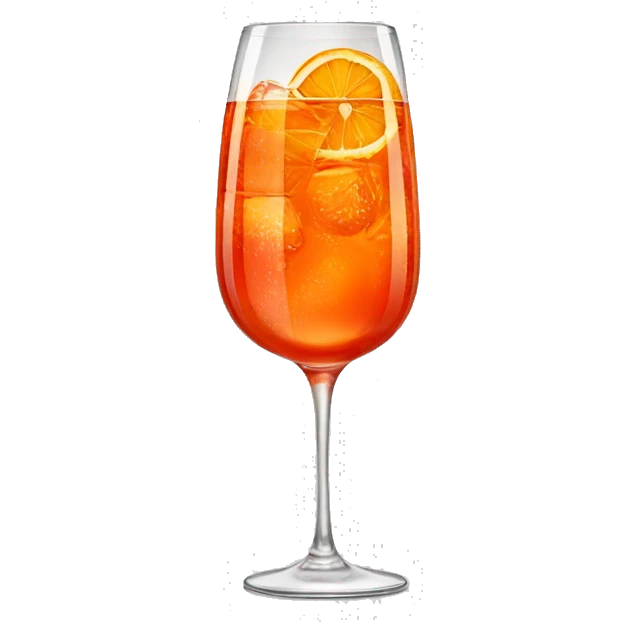 aperol spritz glass  emoji
