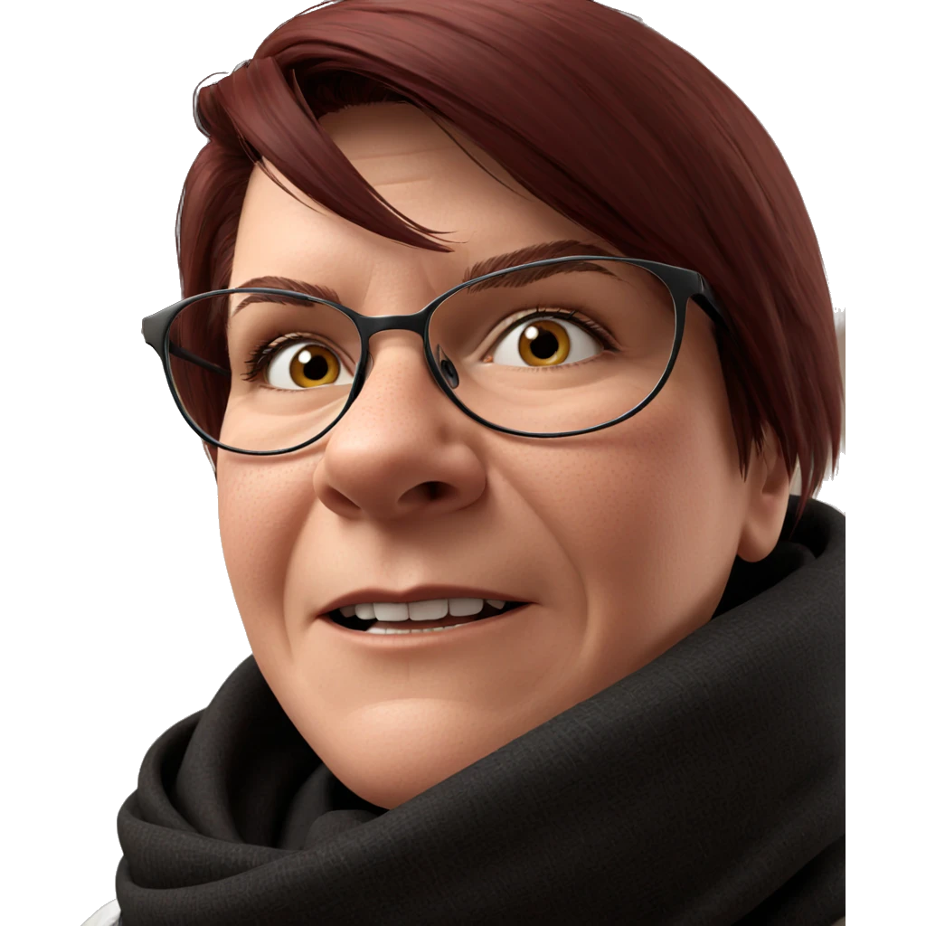 realistic portrait of girl emoji