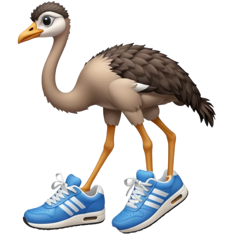  ostrich-in-sneakers emoji