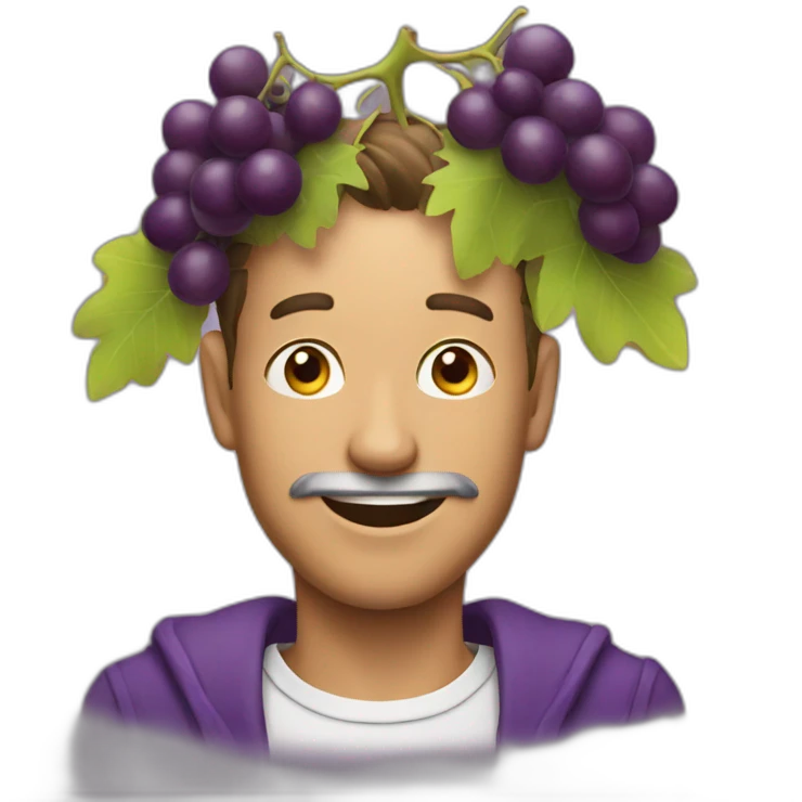 grape man emoji