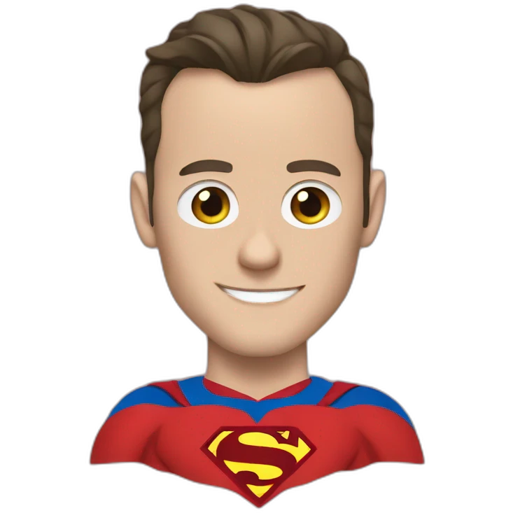Jonathan Toews as Superman emoji