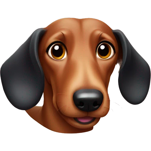 Sausage dog  emoji