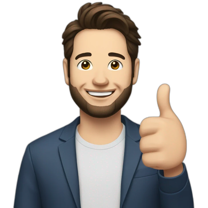 alexis ohanian thumbs up emoji