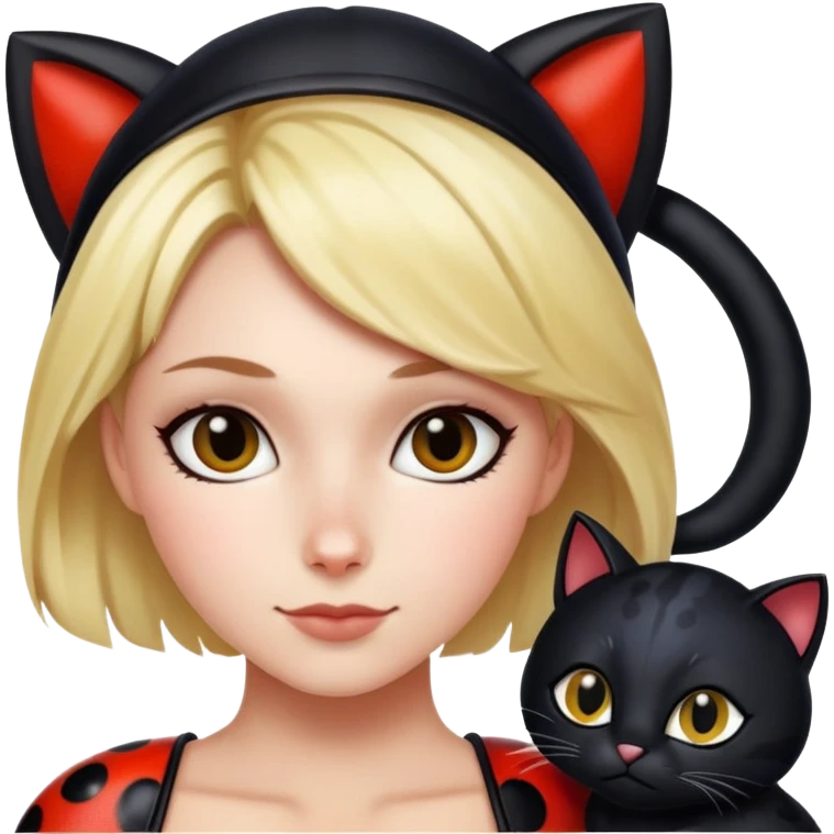 Ladybug chat noir emoji
