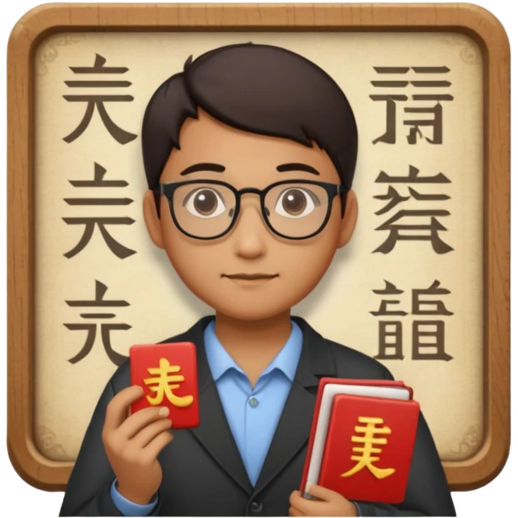 Ingeniero con letra china minipeka  emoji