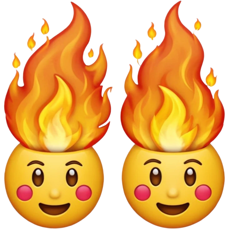 Emoji qui crache du feu en colère emoji