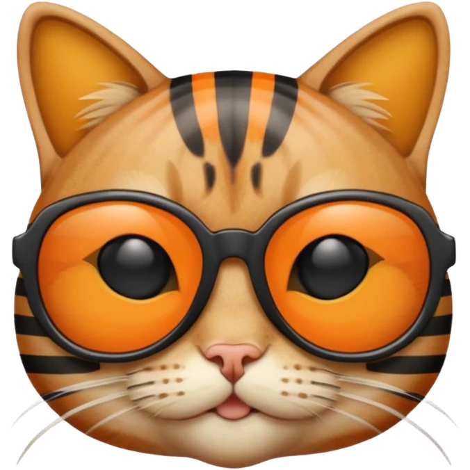 Cat wearing sunglasses emoji