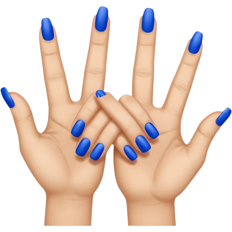 Crip gang sign emoji