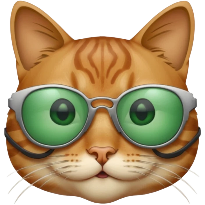 Cat wearing sunglasses emoji