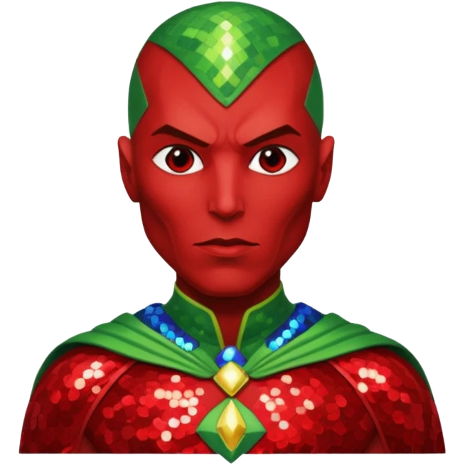 Martian Manhunter with Sequin Outfit emoji