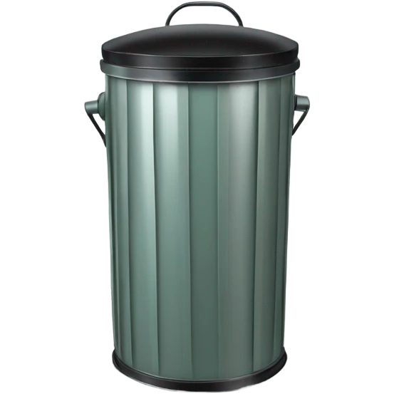 a trash can emoji