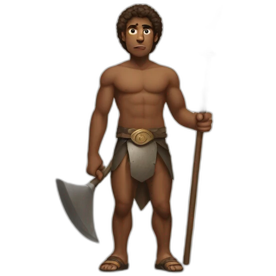 David and Goliath  emoji
