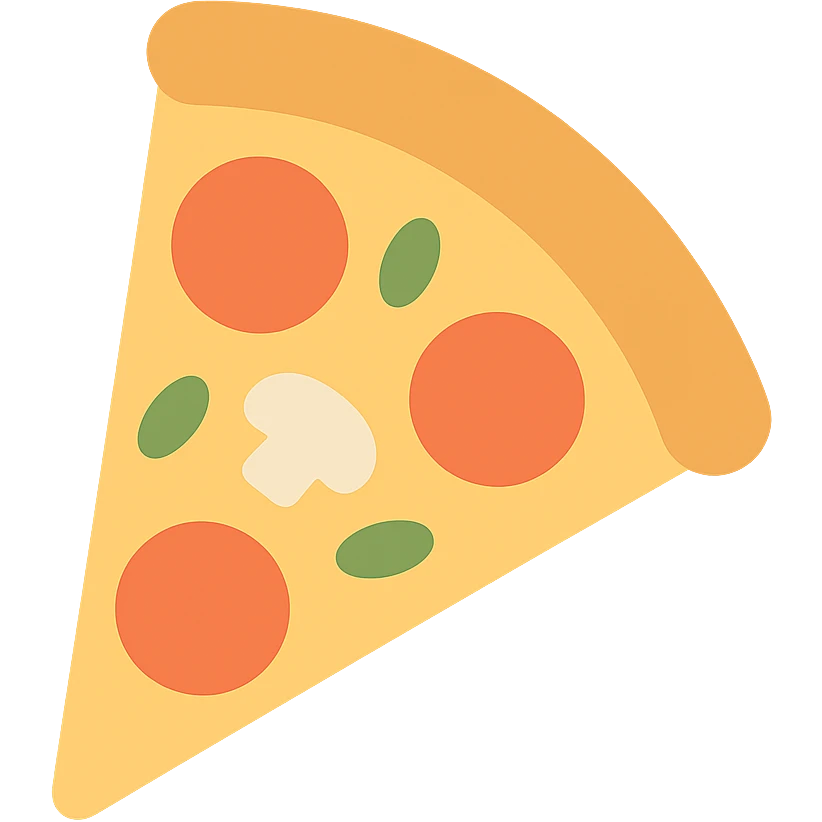 slice of pizza emoji