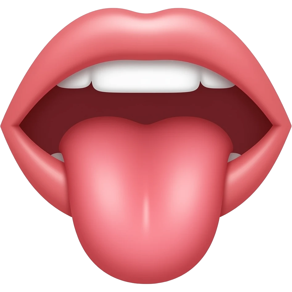 Me eating a vagina emoji