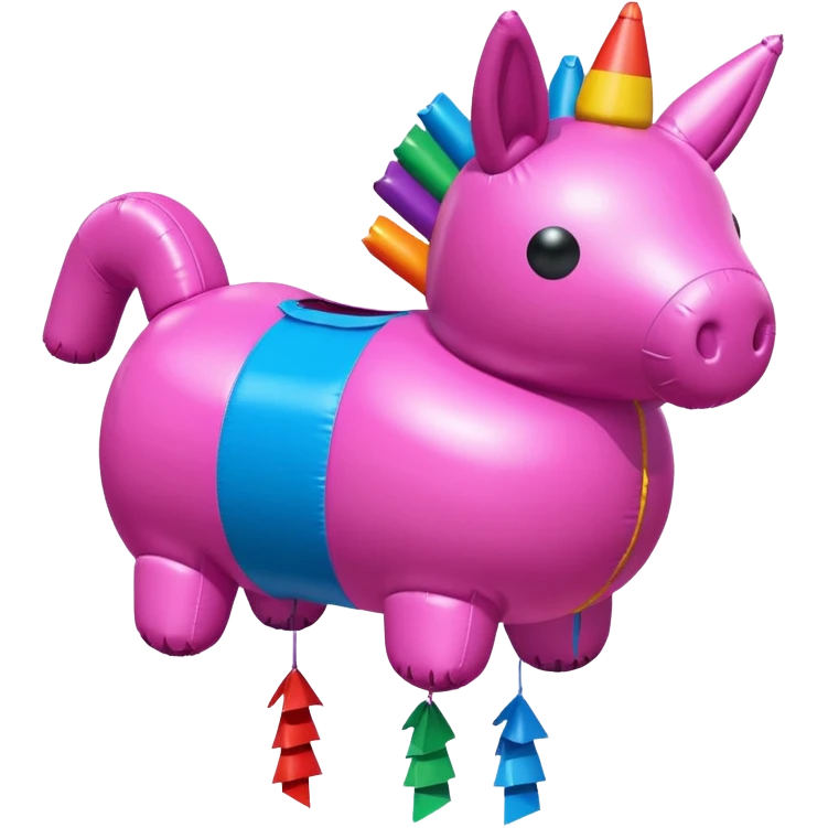 jeff koons spam yeti pink inflatable pinata emoji