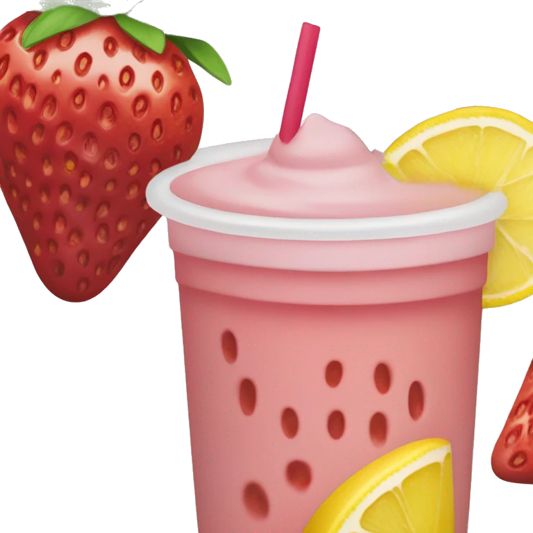 venti strawberry lemonade açaí refresher  emoji