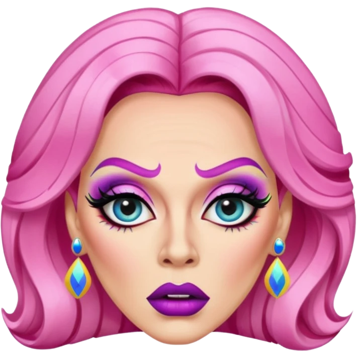 confused drag queen emoji