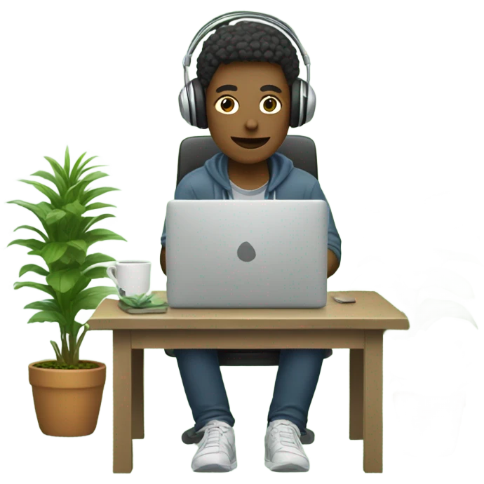 Work from home emoji