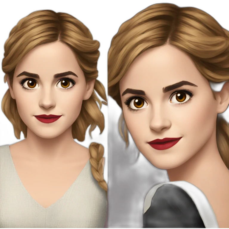 Emma Watson at party emoji