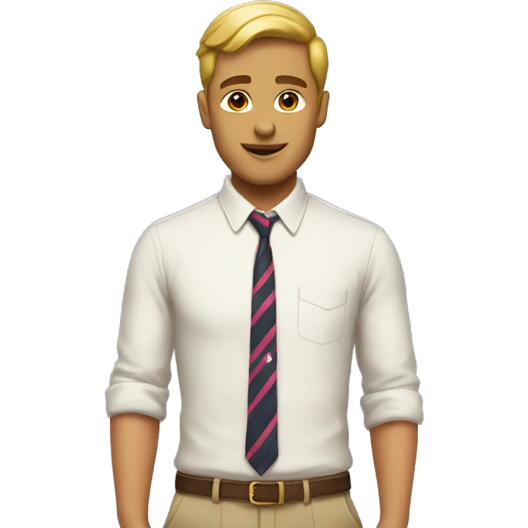 A preppy emoji emoji