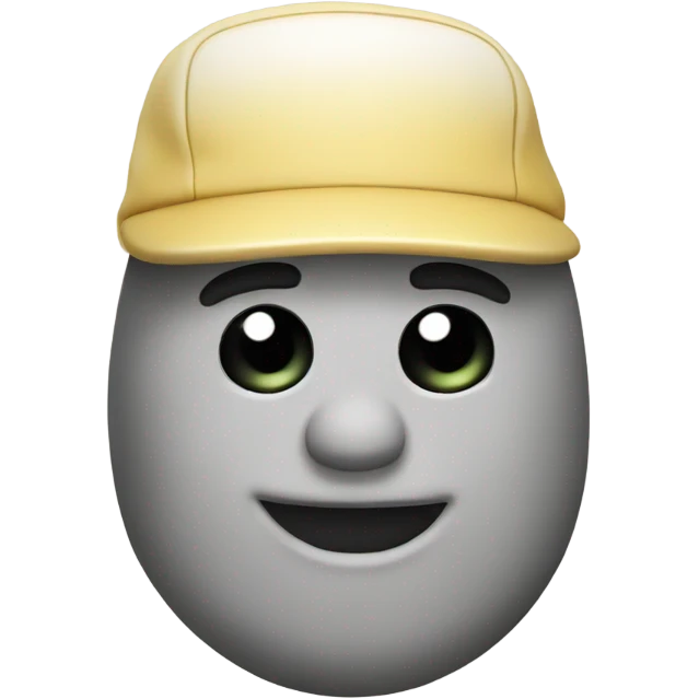Skibidi toilet wearing a cap emoji