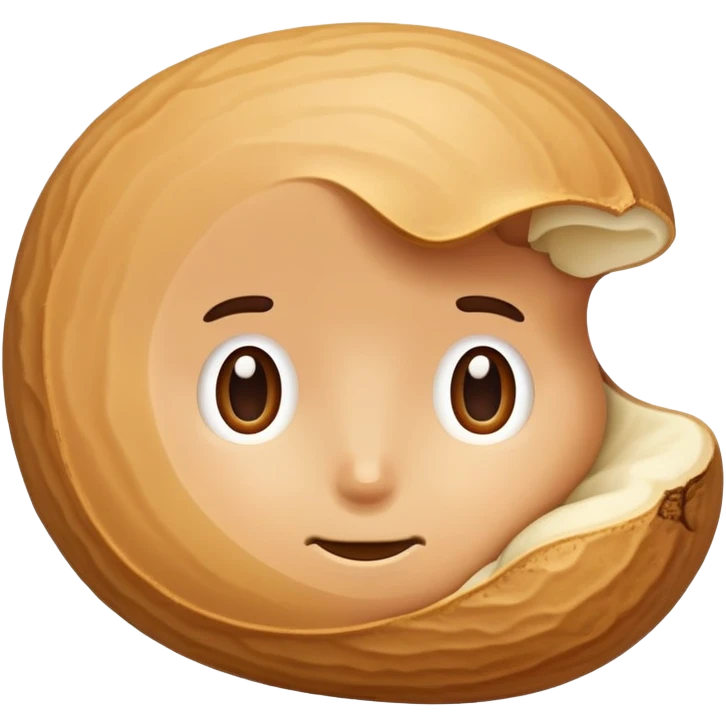 Handsome peanut emoji