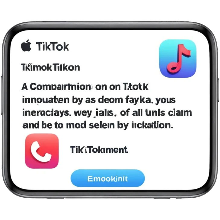 Logo tiktok comment sur app store emoji