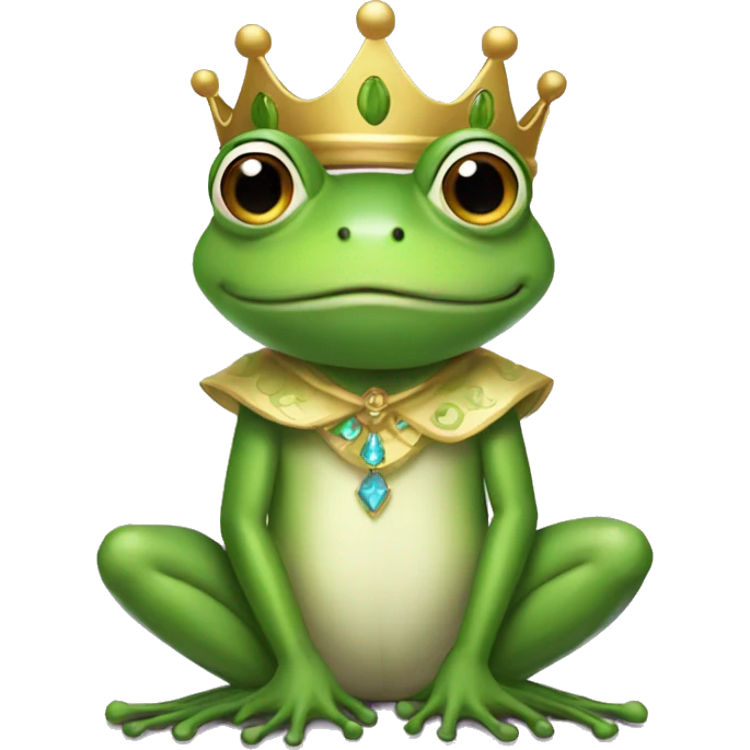 Frog princess  emoji