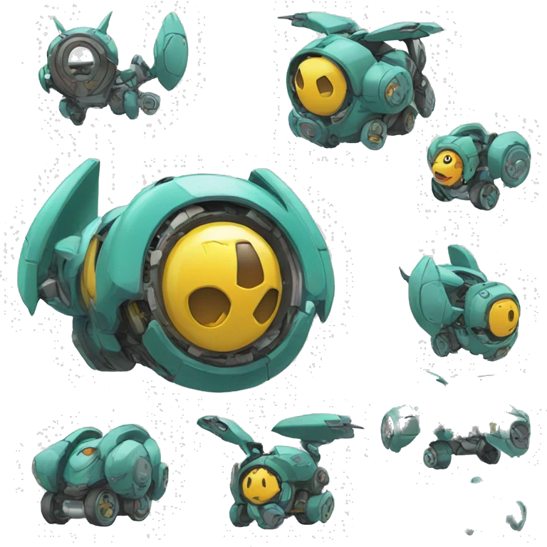 Mechanical Pokémon-Digimon-dragon-Medabot-Mecha emoji