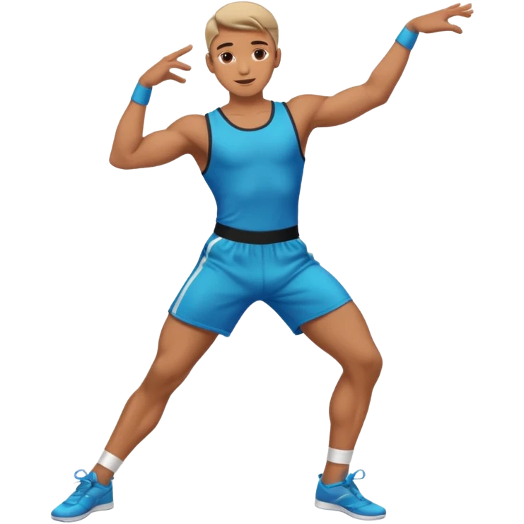 male dancer with clothes emoji