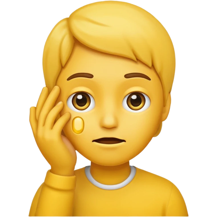 Emoji face and hand in face like are you stupid emoji