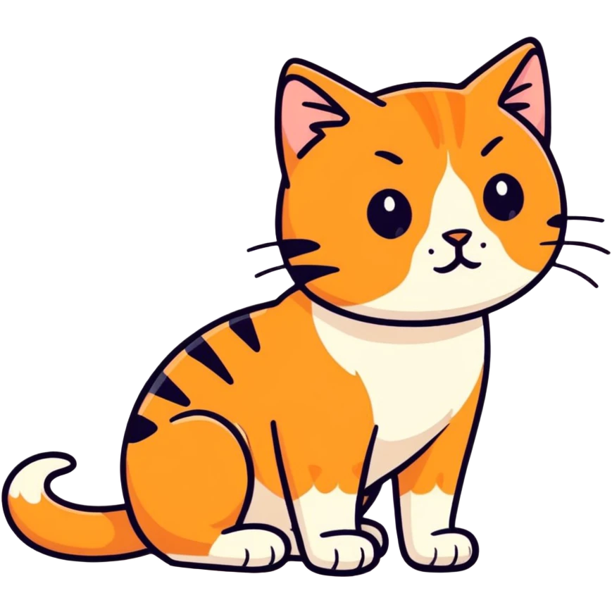 Un chat roux  emoji