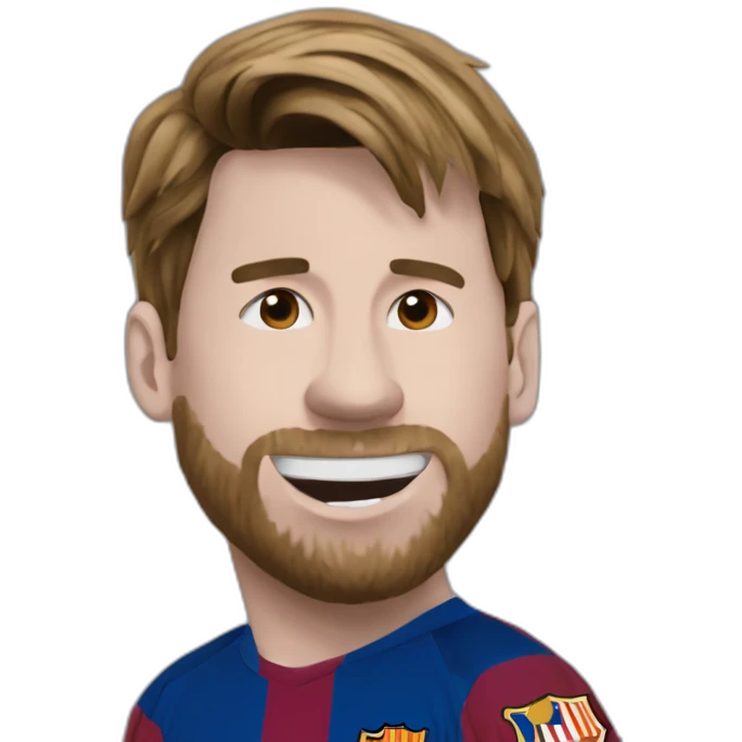 Messi Wining the d’orléanaise coup emoji