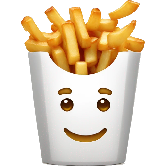Poutine qui mange une poutine emoji