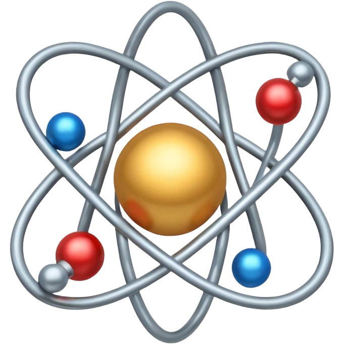 science atom symbol  emoji
