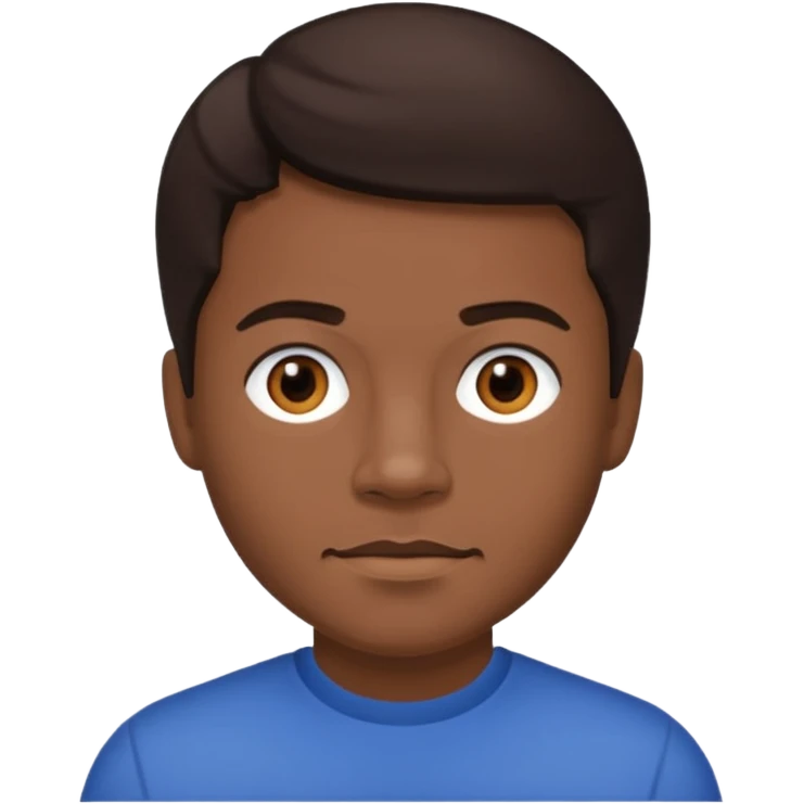 Ricky Bell with dark brown hair  emoji