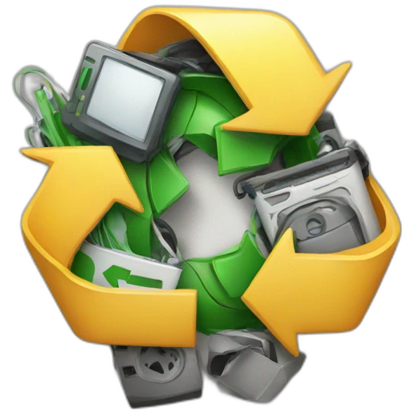 tech recycle emoji