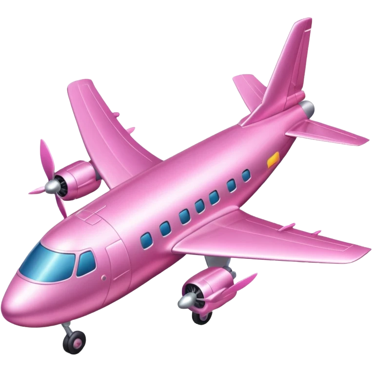 Avião Rosa emoji