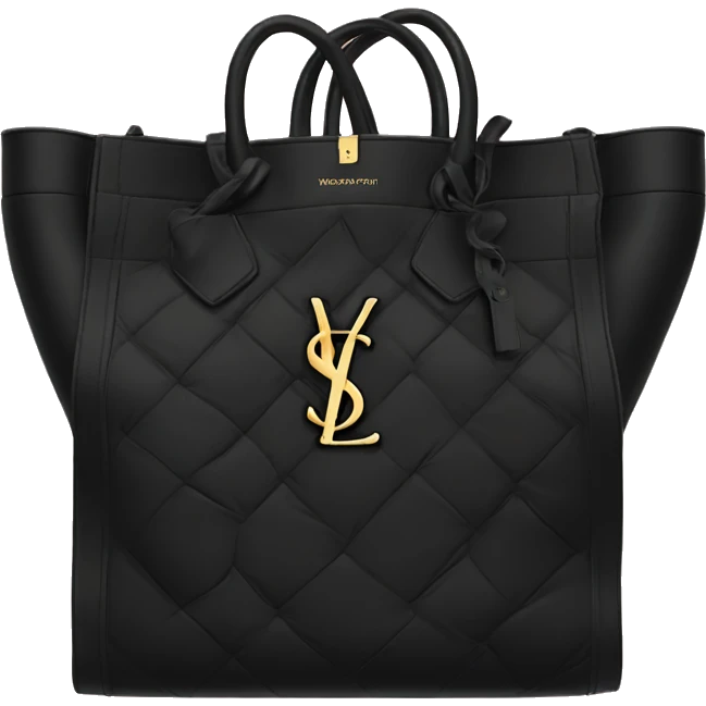 Black YSL Tote emoji